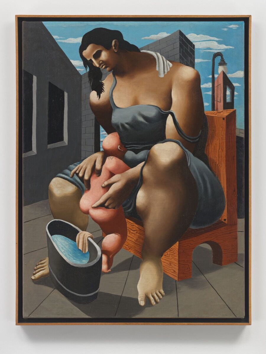 Philip Guston, Mother and Child , 1930. © The Estate of Philip Guston. Courtesy of the Estate and Hauser &amp; Wirth.