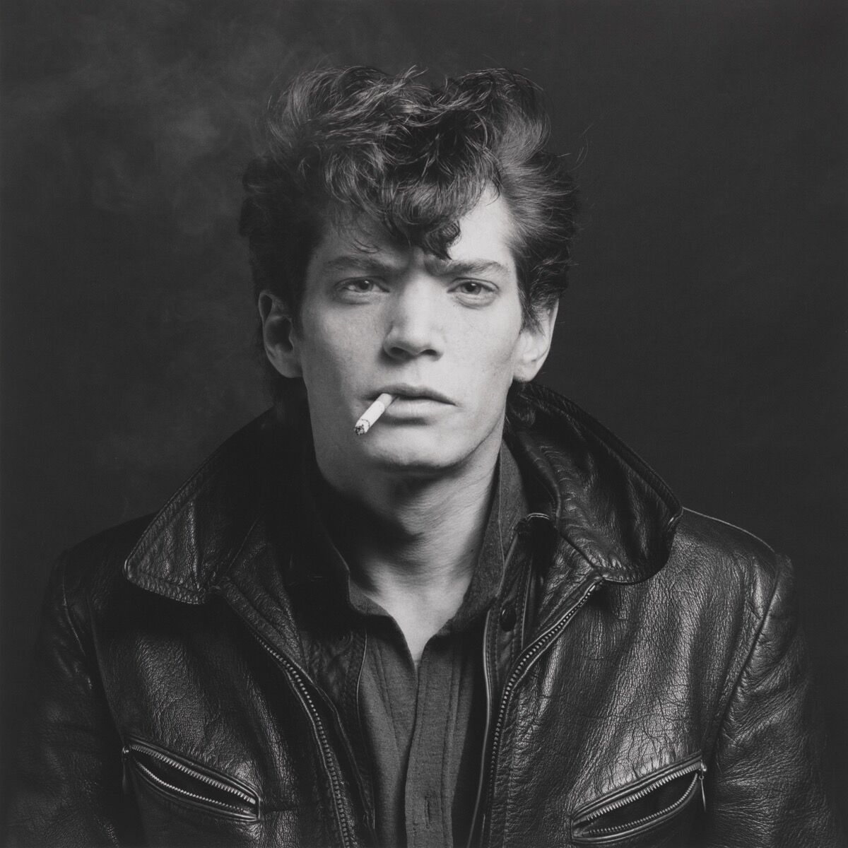 Robert Mapplethorpe, Self Portrait, 1980. © Robert Mapplethorpe Foundation. Used by permission. Courtesy of the Guggenheim Museum.