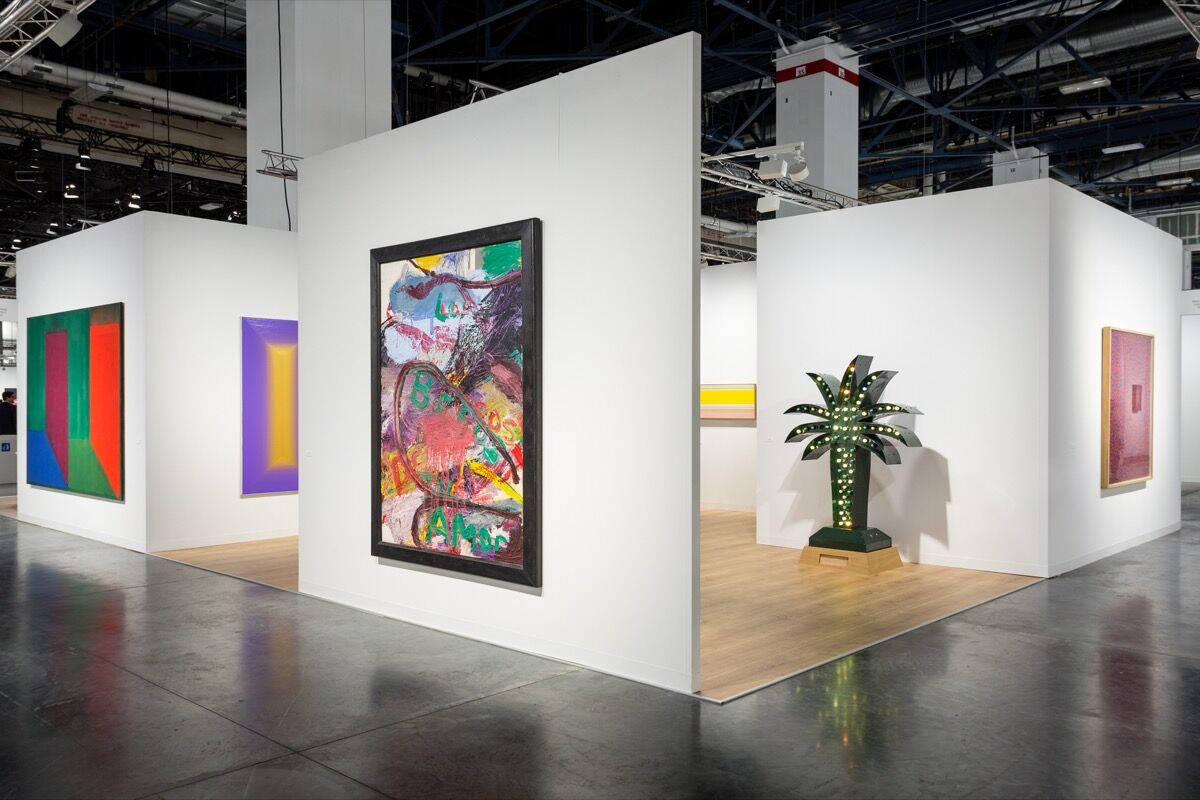 Installation view of Pace Gallery’s booth at Art Basel in Miami Beach, 2017. Photo by Alain Almiñana for Artsy.