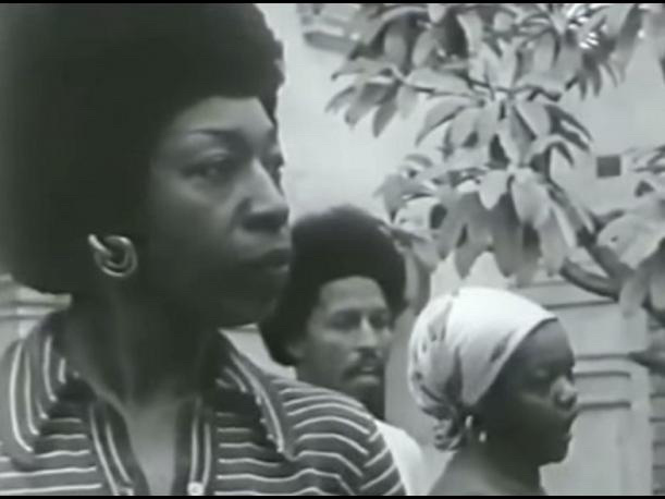 Victoria Santa Cruz, Me gritaron negra (They shouted black at me), 1978. Video documentation of performance, excerpted from the documentary Victoria - Black and Woman (1978). Courtesy of OTA-Odin Teatret Archives and the Hammer Museum.