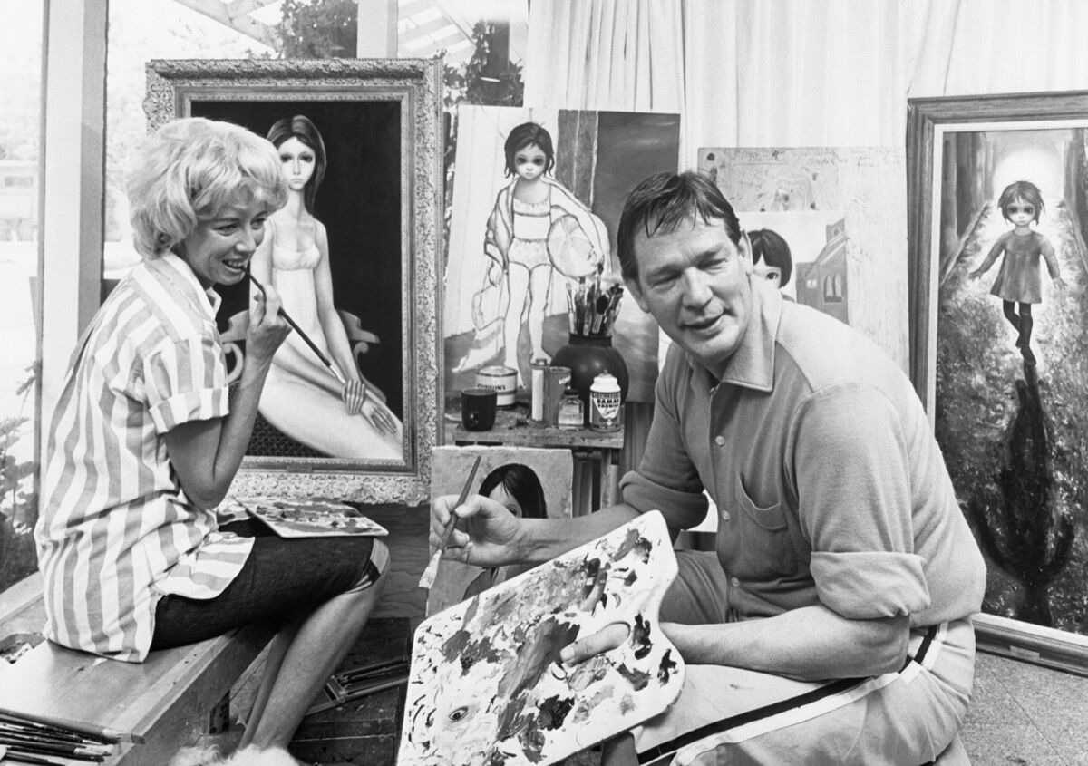 Walter and Margaret Keane. Photo by Bettmann, via Getty Images.