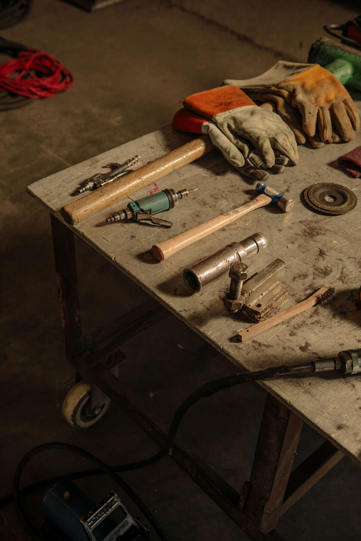 Finishing tools. Photo by Ricky Rhodes for Artsy.