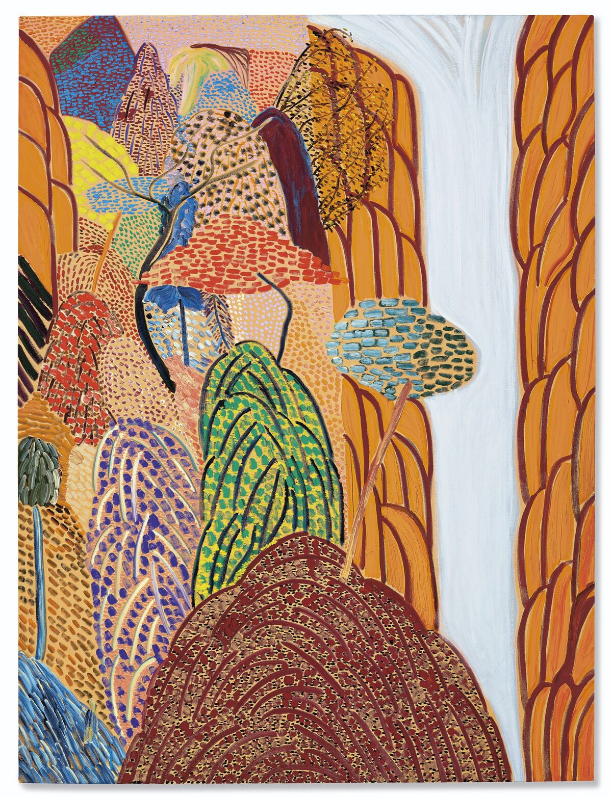 Matthew Wong, Shangri-La, 2017. Courtesy of Christie's.