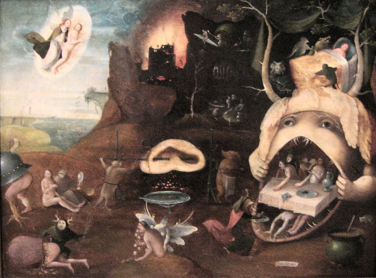 Followers of Hieronymous Bosch, The Vision of Tundale, ca. 1520–30. Image via Wikimedia Commons.