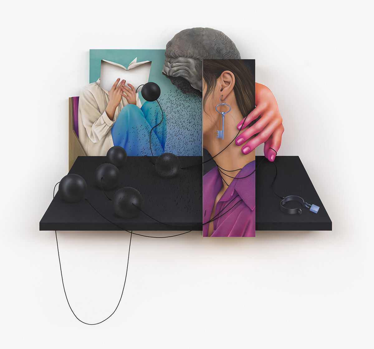 Arghavan Khosravi, Black Rain, 2021. Courtesy of the artist and Rachel Uffner Gallery.