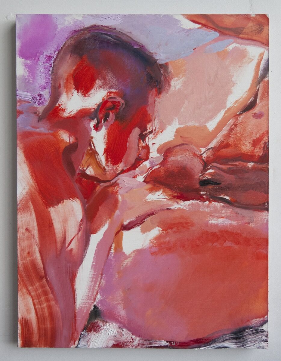 Doron Langberg, Zach and Craig 3, 2019. Courtesy of the artist; Victoria Miro Gallery, London; and Yossi Milo Gallery, New York.