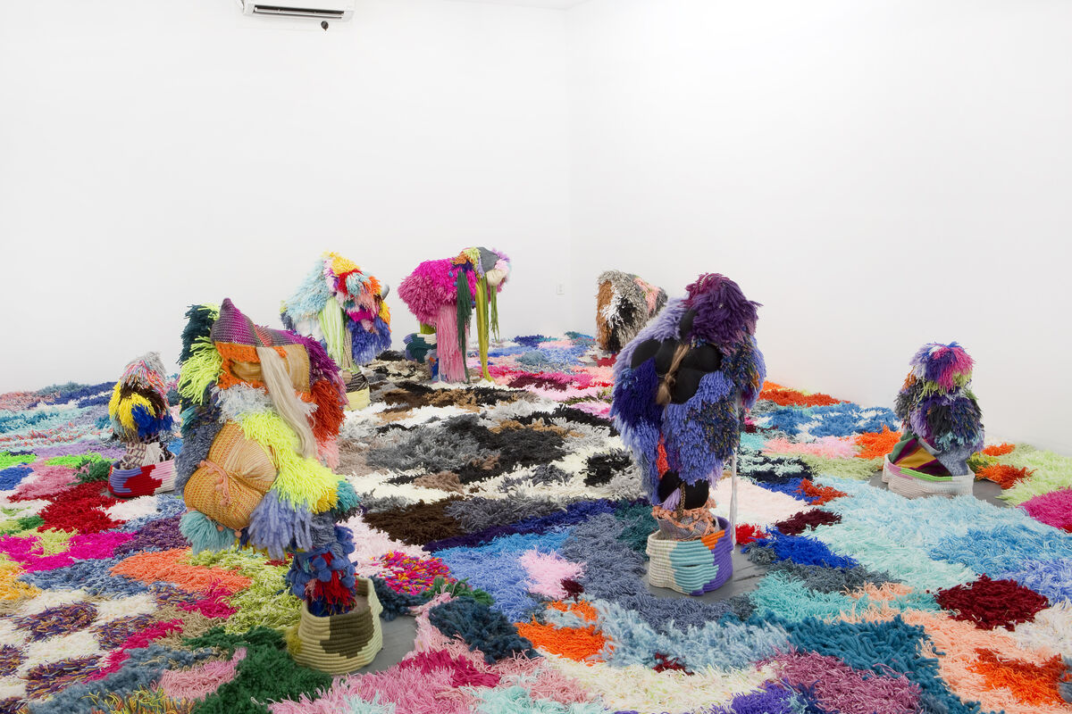 The Peruvian American Artist Weaving Vibrant Artworks That Explore Craft And Sexuality Artsy
