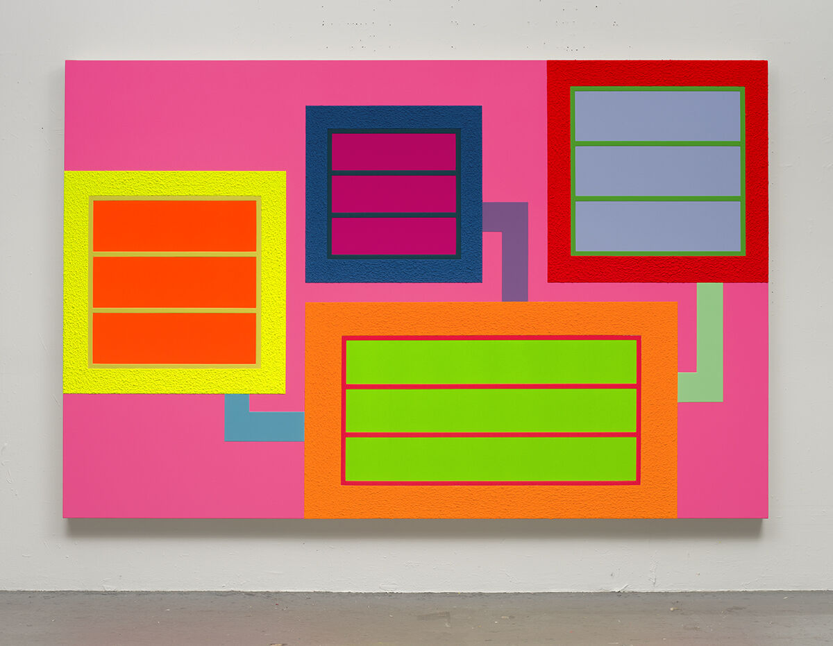 Peter Halley S Ultra Bright Paintingsneed To Be Seen In Person Artsy