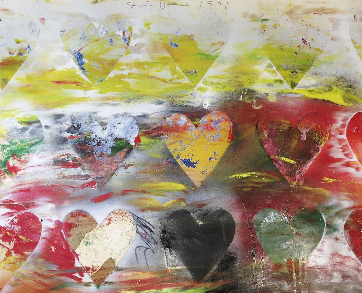 A Retrospective Delves Into Jim Dine S Hearts And Other Iconic Symbols Artsy