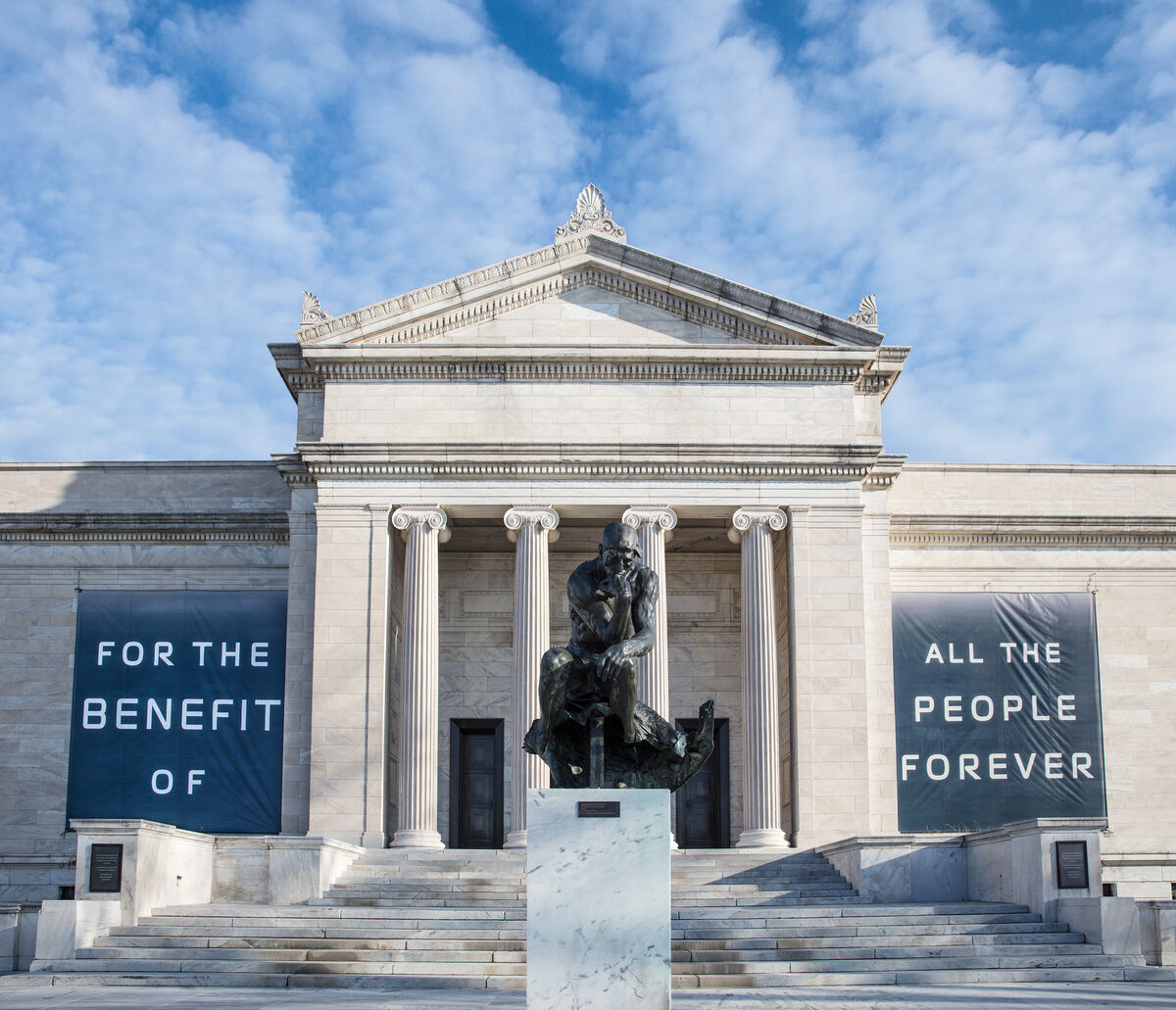 Exterior view of Cleveland Museum of Art. Photo by Howard Agriesti. Courtesy of the Cleveland Museum of Art.