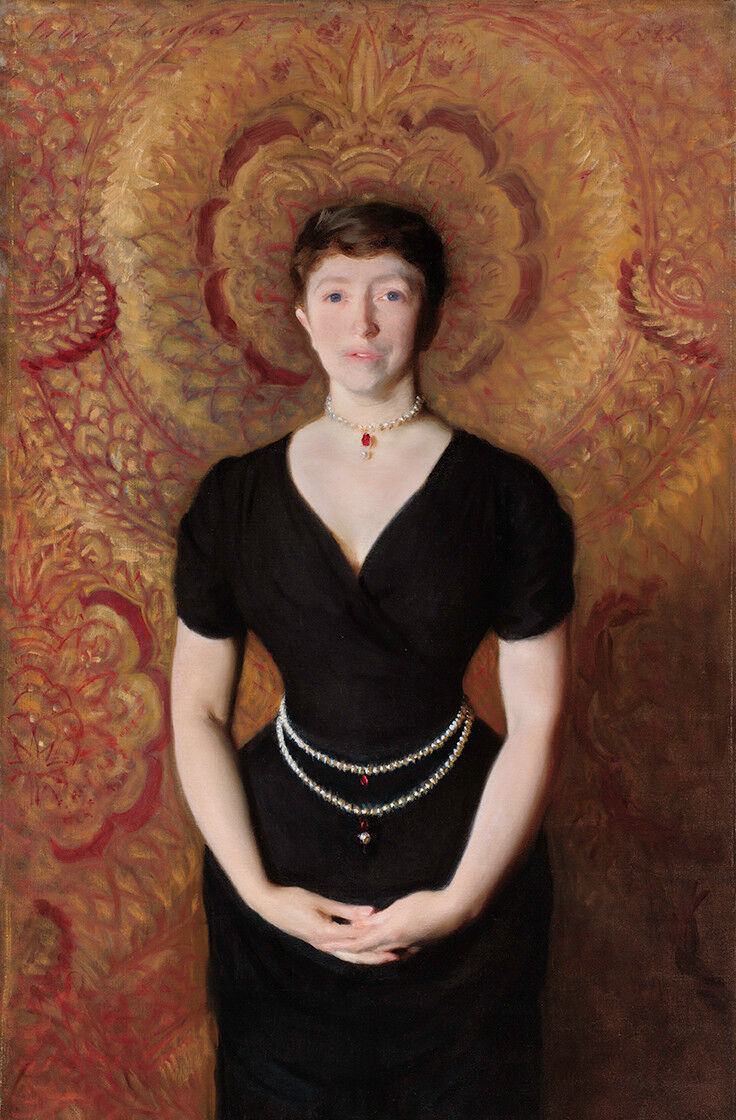 John Singer Sargent, Isabella Stewart Gardner (detail), 1888. Courtesy of the Gardner Museum.