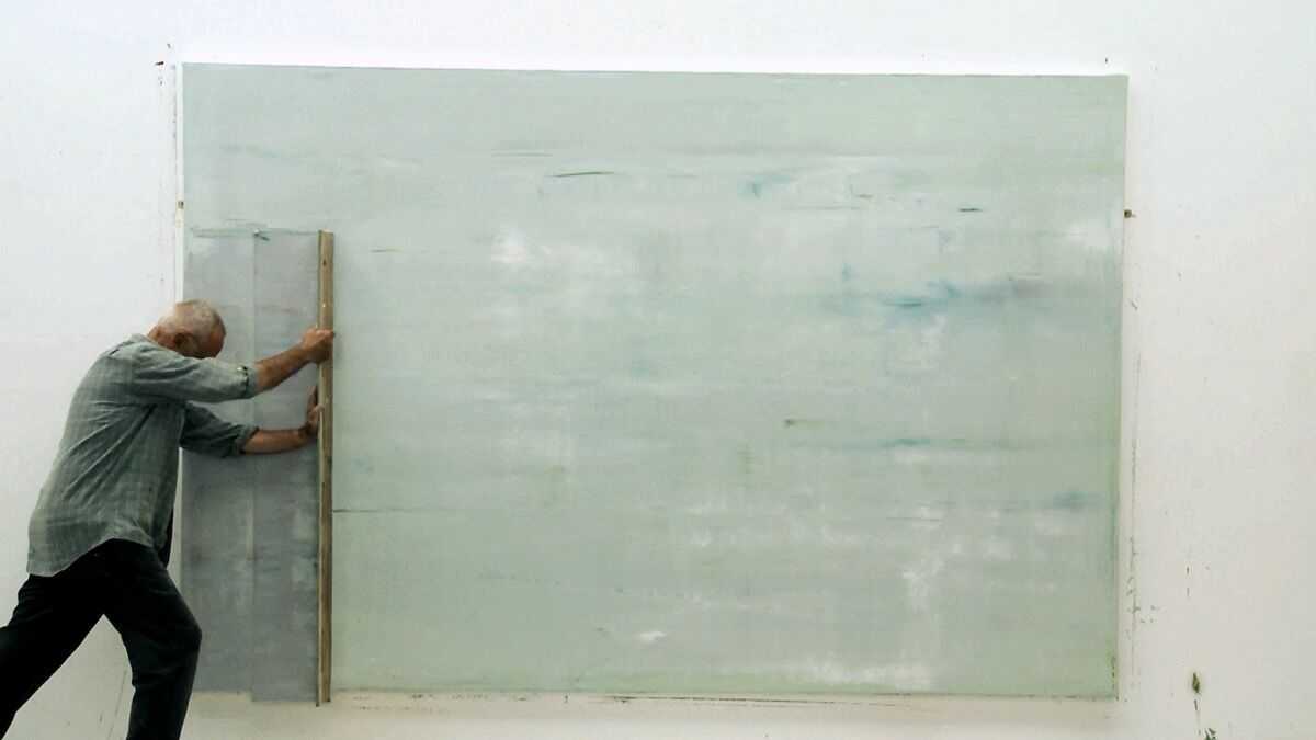 Still from Gerhard Richter Painting, a film by Corinna Belz.