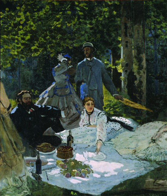 Luncheon on the Grass, Central Panel