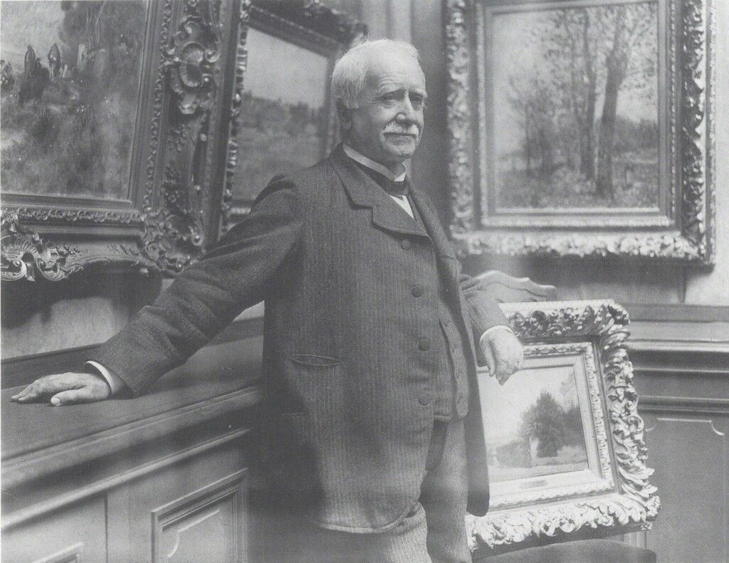 Photograph of Paul Durand-Ruel in his gallery