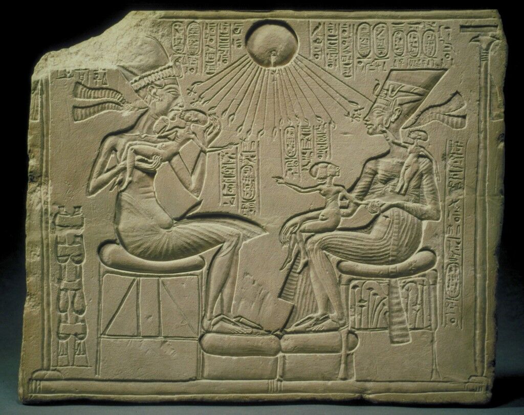 Akhenaten, Nefertiti, and the Royal Princesses