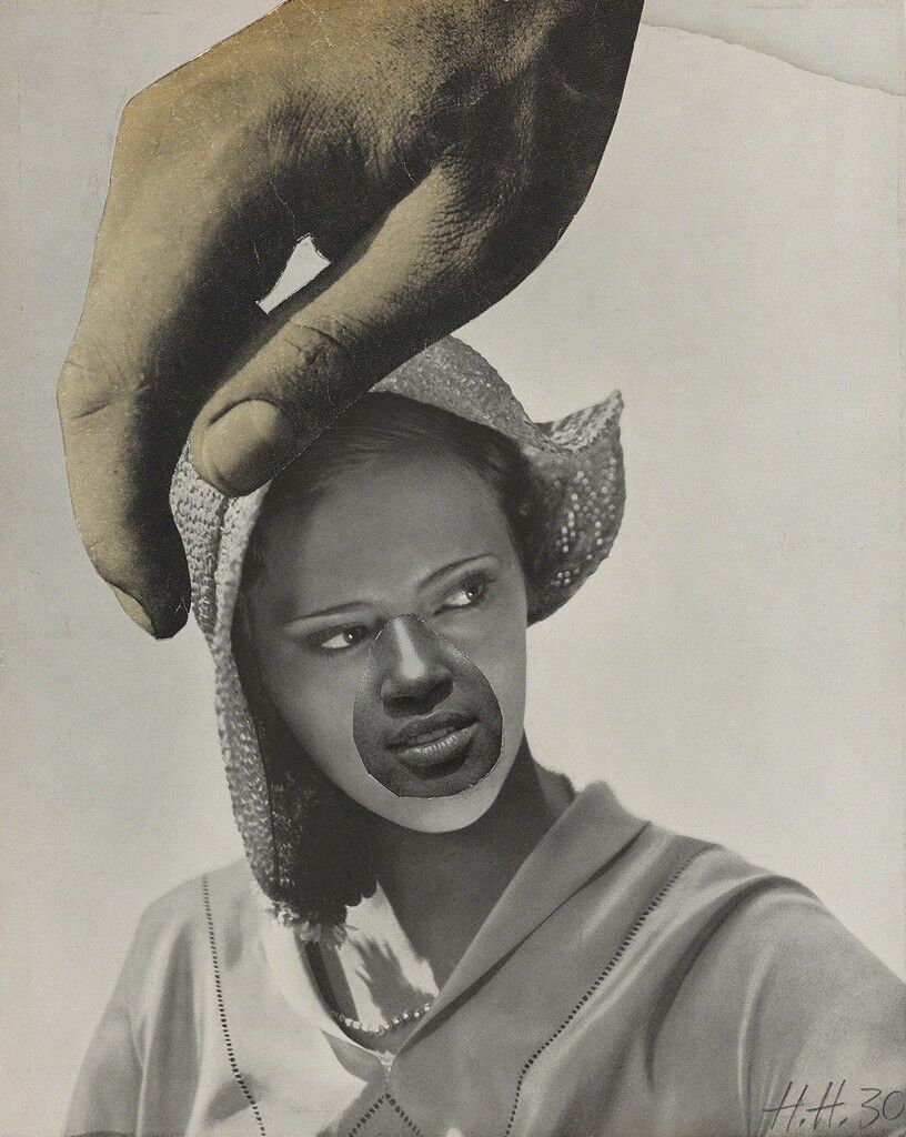 Untitled (Large Hand Over Woman’s Head)