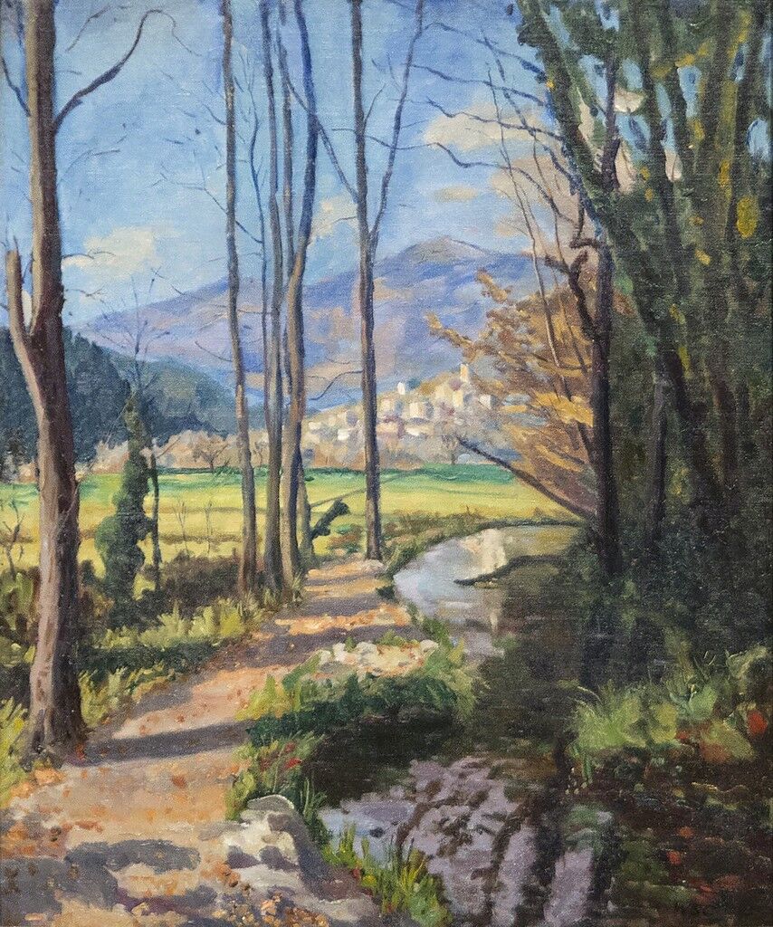 When He Wasn T Making History Winston Churchill Made Paintings Artsy