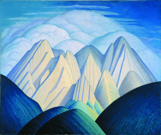 Untitled (Mountains Near Jasper)