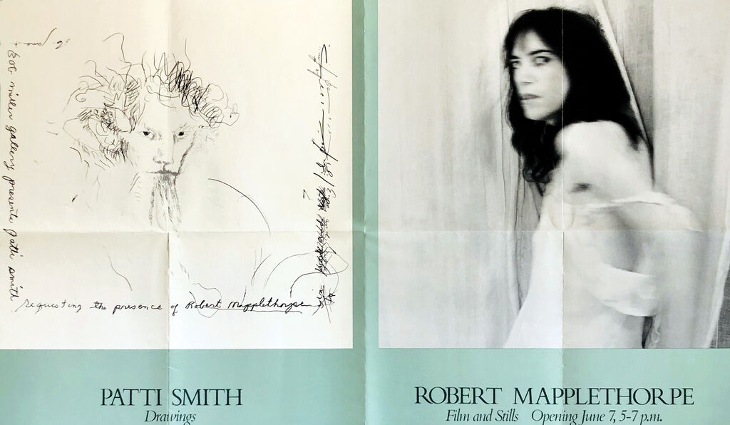 Robert Mapplethorpe Patti Smith 1978 exhibition poster