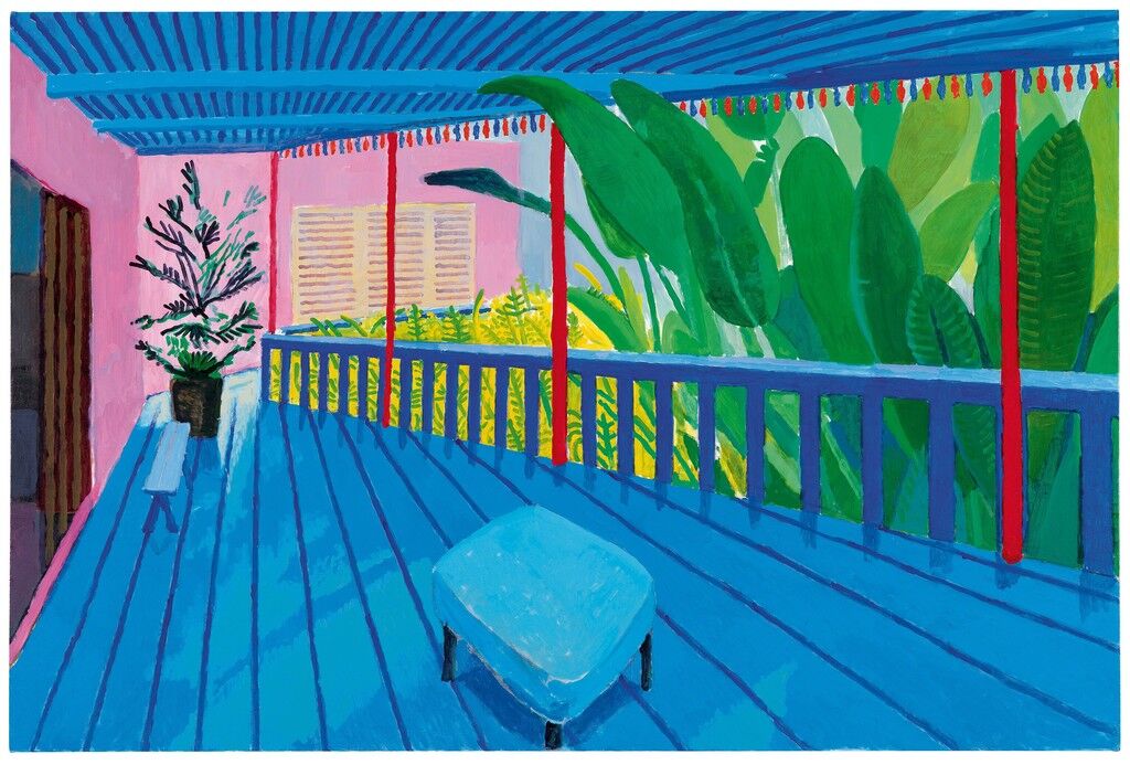 Garden with Blue Terrace