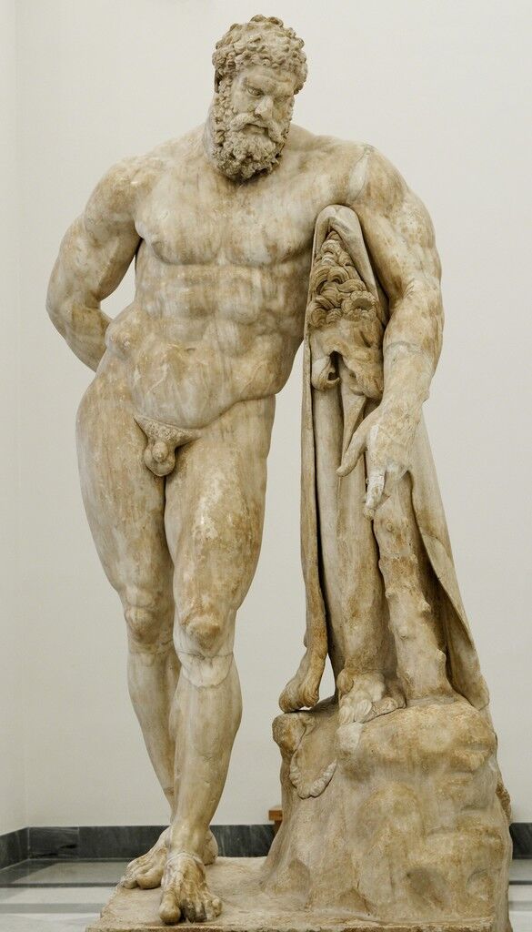The Farnese Hercules, copy of The Weary Hercules by Lysippos