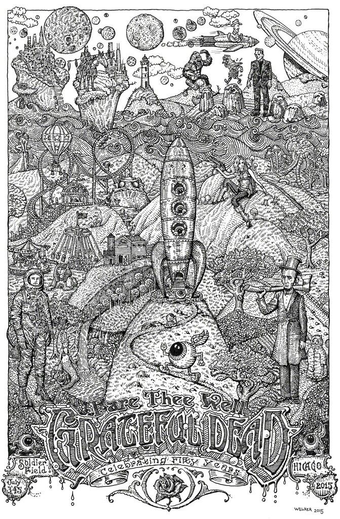 Rock And Roll Poster Legend David Welker Shows Paintings And