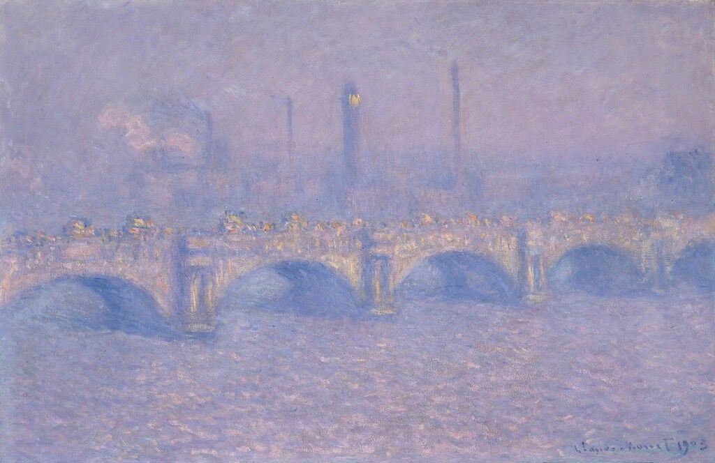 Waterloo Bridge, Blurred sun
