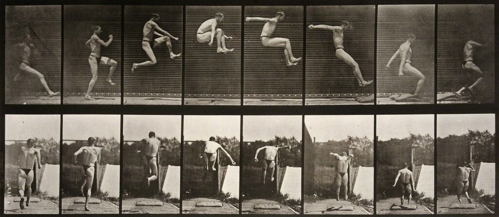 Animal Locomotion: Plate 160 (Man Performing Long Jump)