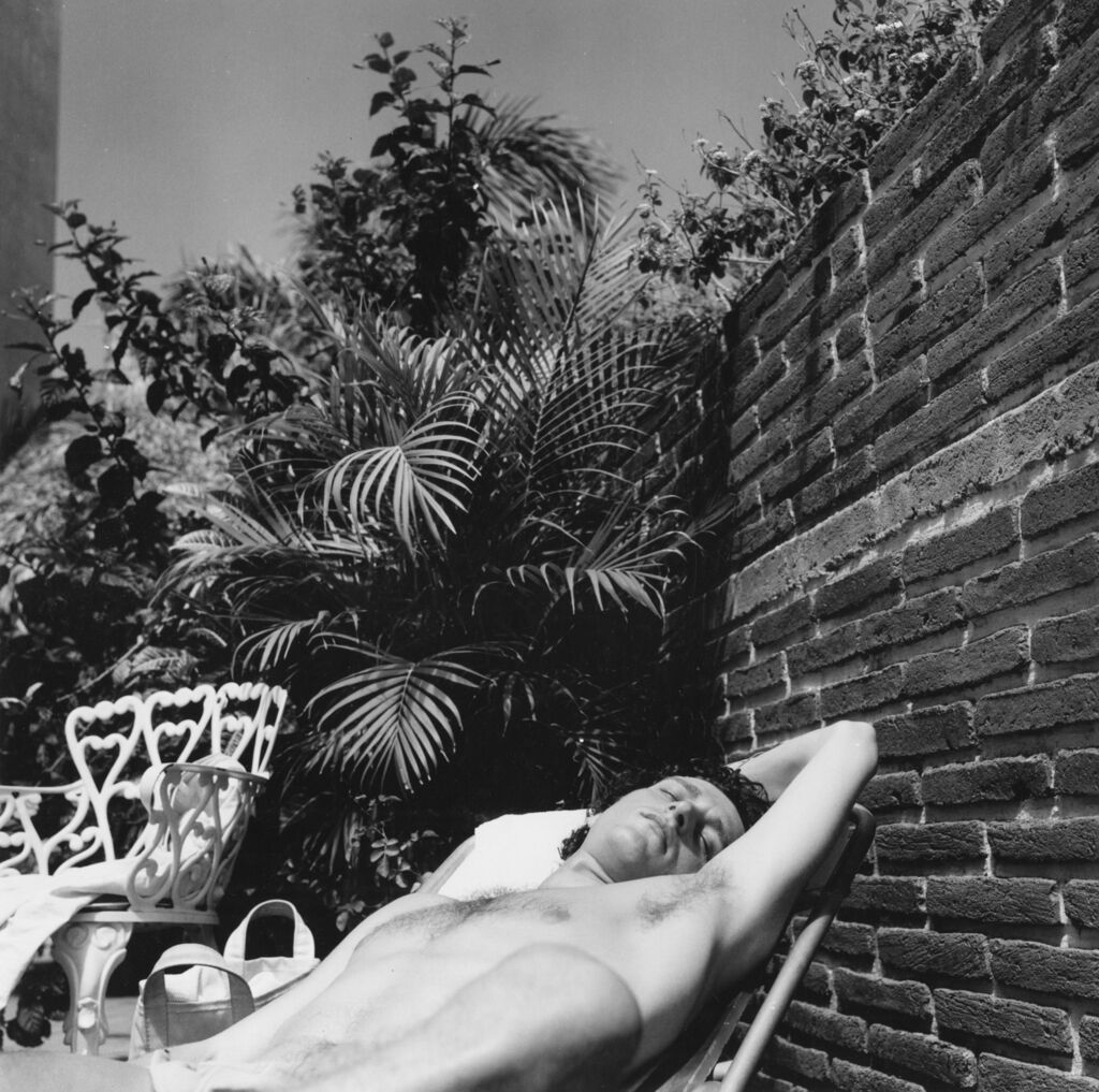 Robert Levithan in Garden, Mazatlán, Mexico