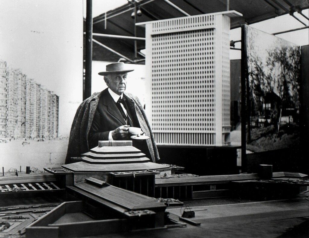 Frank Lloyd Wright, Tea Break #2, Guggenheim Pavilion, NYC
