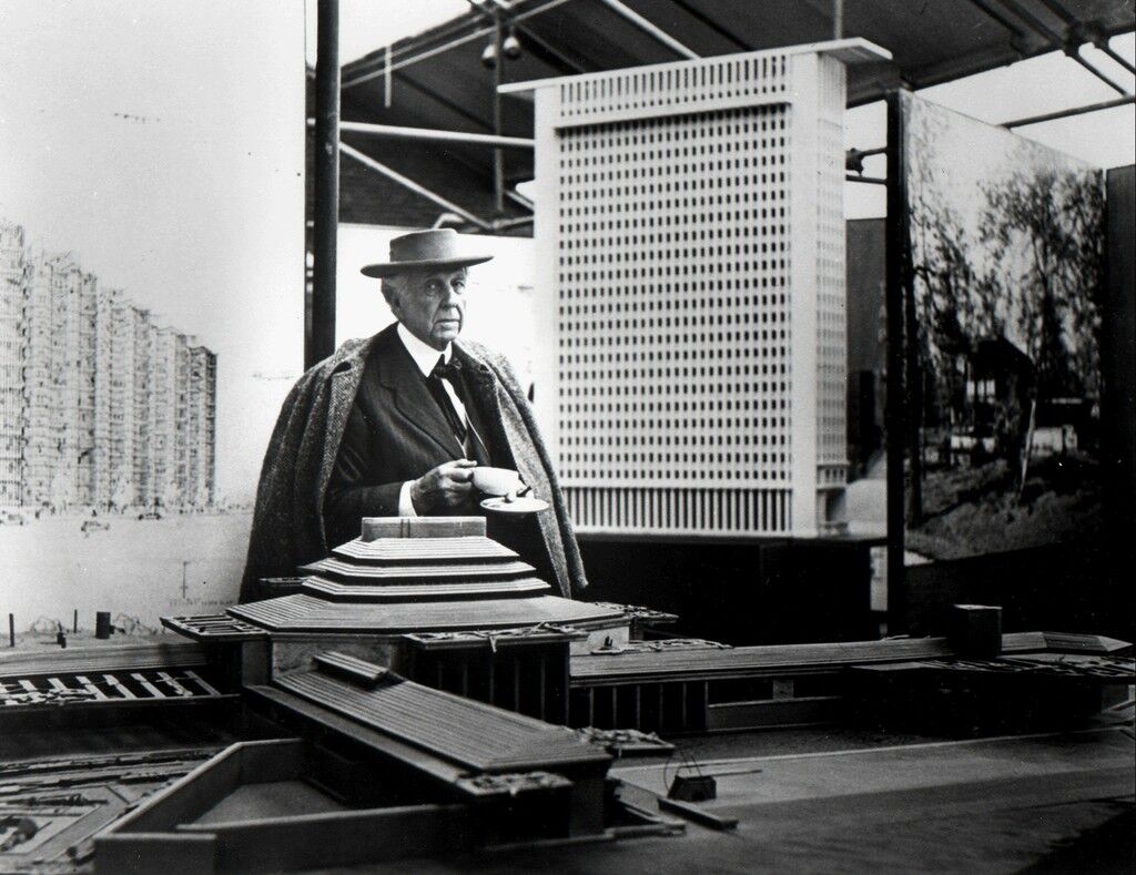 Frank Lloyd Wright, Tea Break #2, Guggenheim Pavilion, NYC 