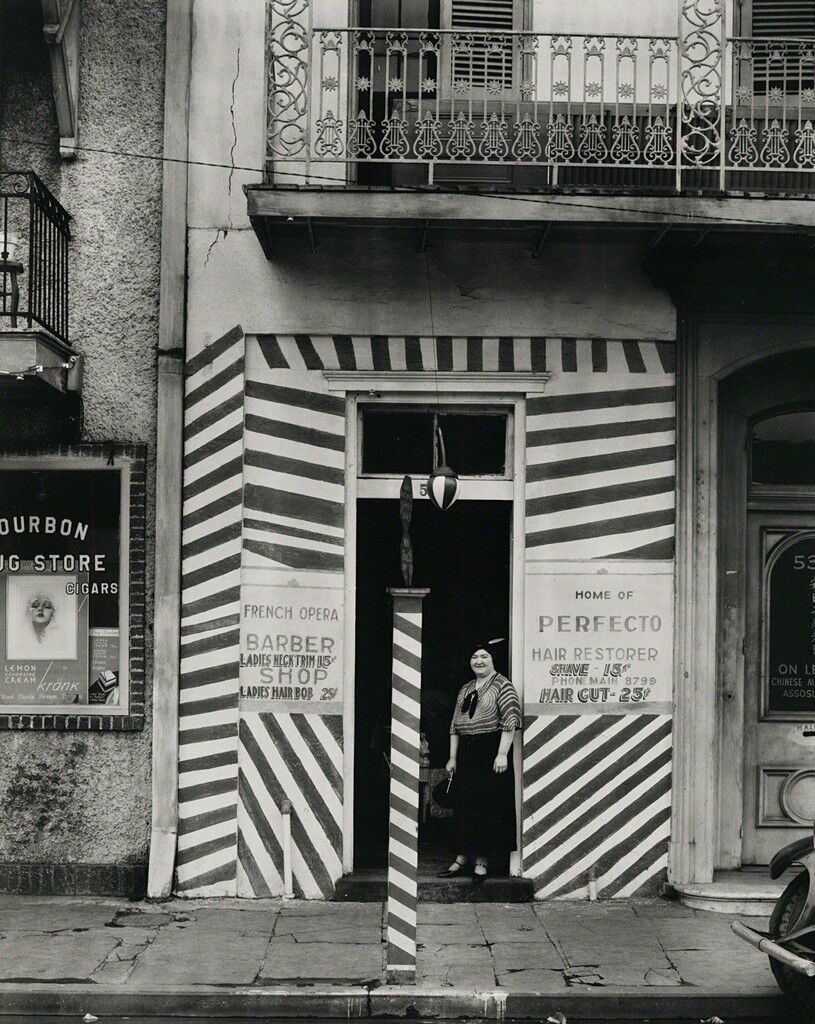 Sidewalk and Shopfront, New Orleans