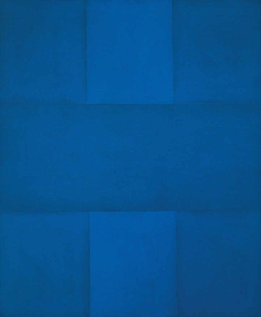Ad Reinhardt Abstract Painting Blue 1952 Artsy