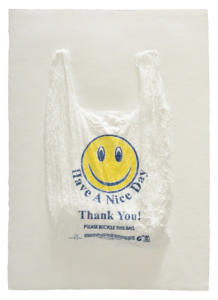 Have A Nice Day Plastic Bag Doodle Bordado