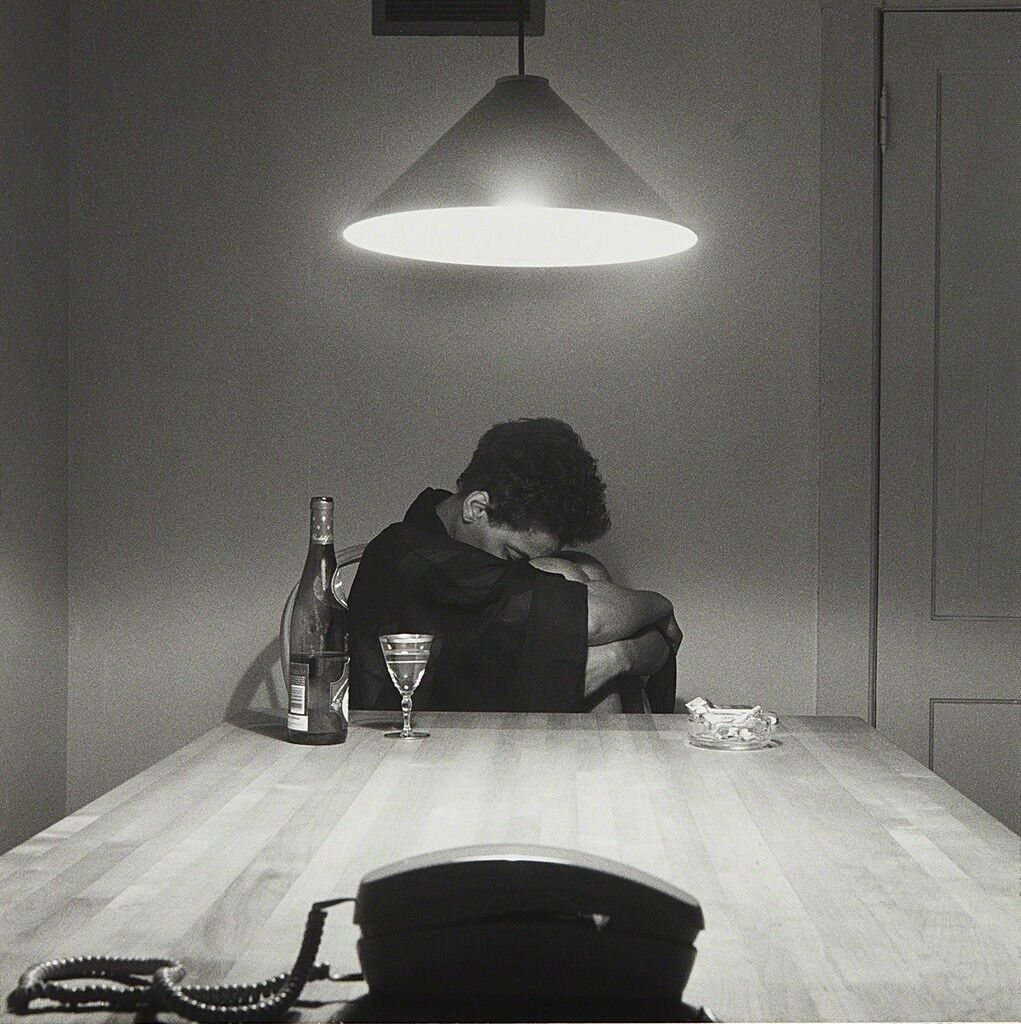 Untitled (Woman and phone) from the series The Kitchen Table