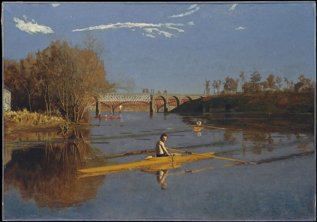 The Champion Single Scull (Max Schmitt en un solo cráneo)