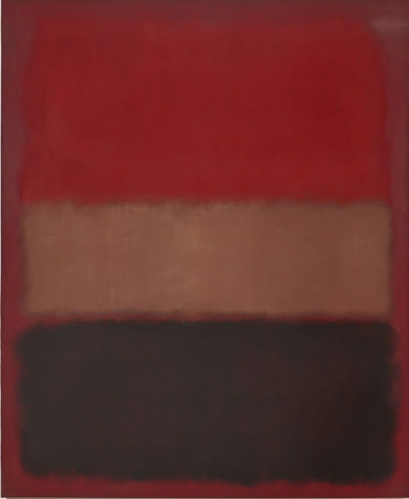 No. 46 (Black, Ochre, Red Over Red)