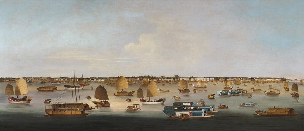 A View of Henan (Honam), ca. 1840. M.S. Rau Antiques