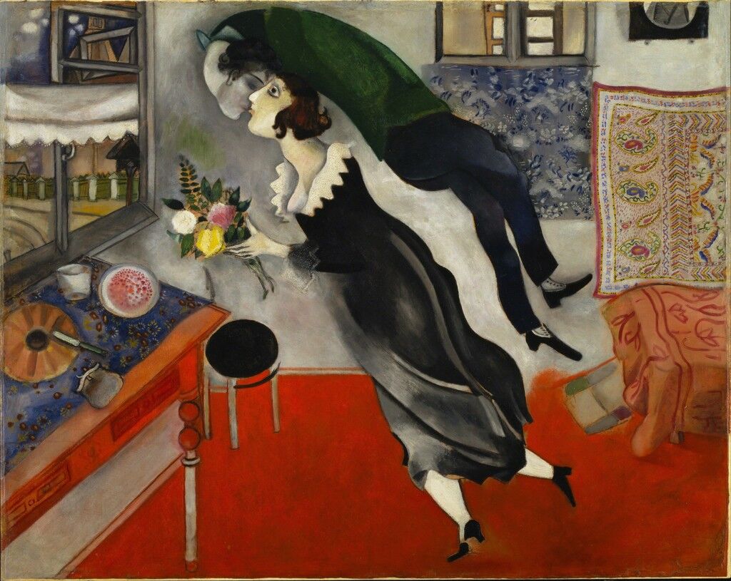Marc Chagall Birthday L Anniversaire 1915 Artsy Marc Chagall Birthday L Anniversaire 1915 Artsy