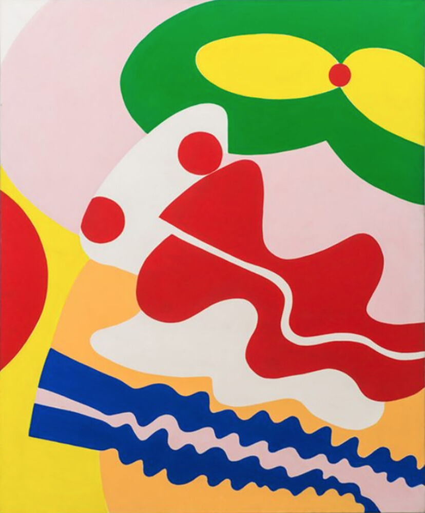 Knox Martin, Pandora (Green Mouth, Red Nose), 1972