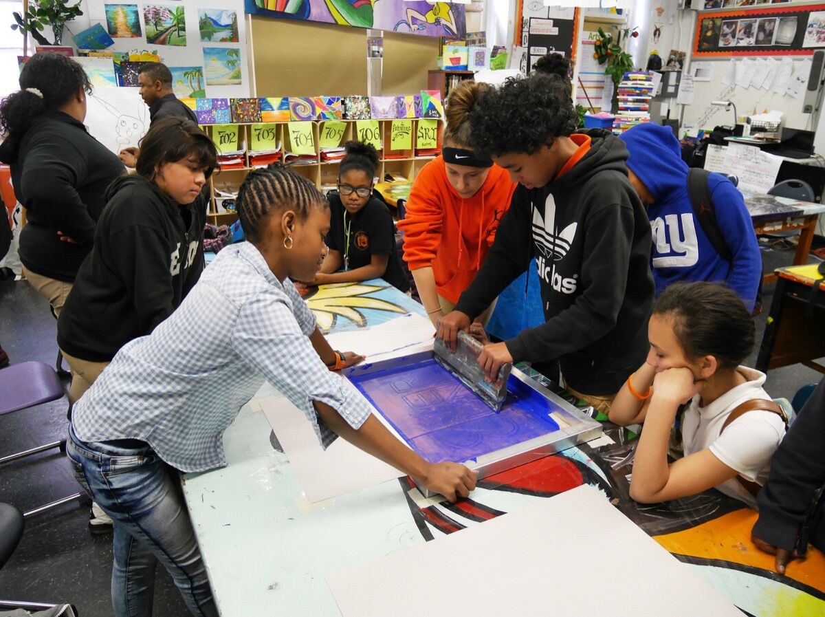 Artists and Public School Students Are Working Together to