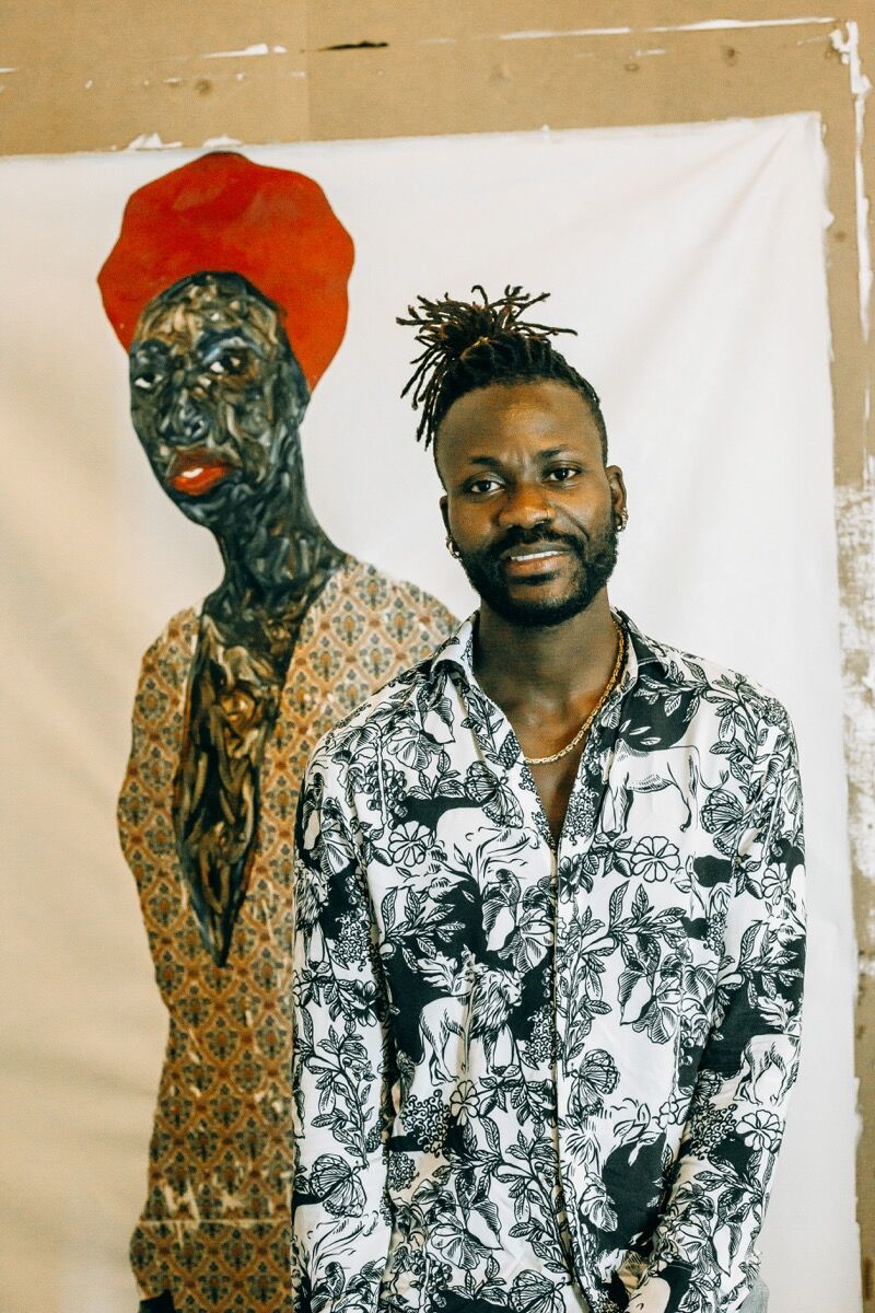 Amoako Boafo Is Navigating Art World Success While Lifting Up The amoako-boafo-is-navigating-art-world-success-while-lifting-up-the