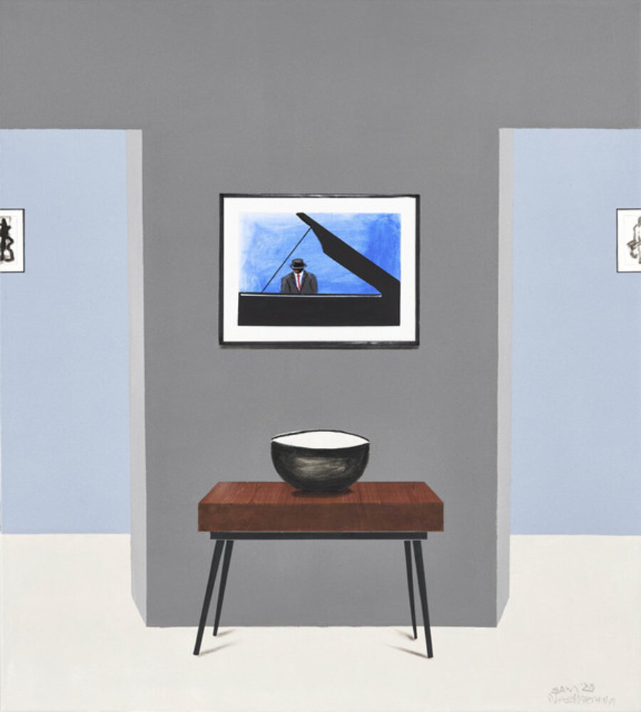 Dark Grey Wall II