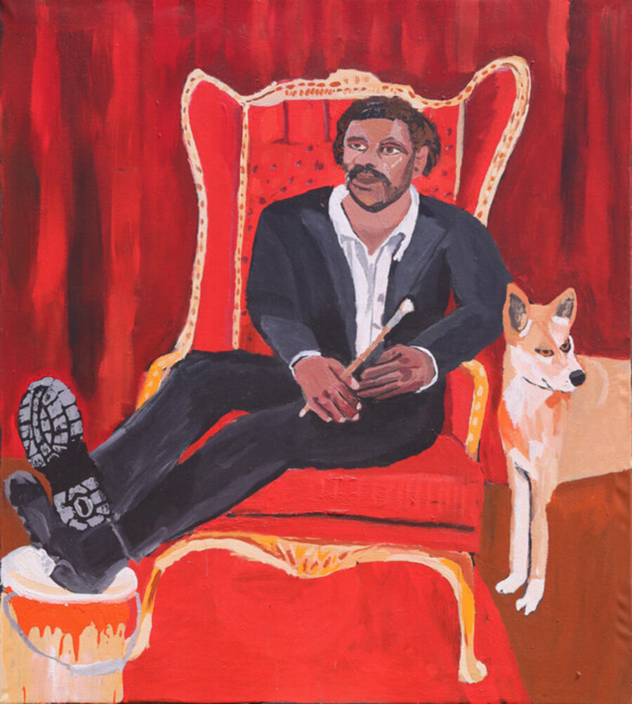 Self Portrait with Dingo