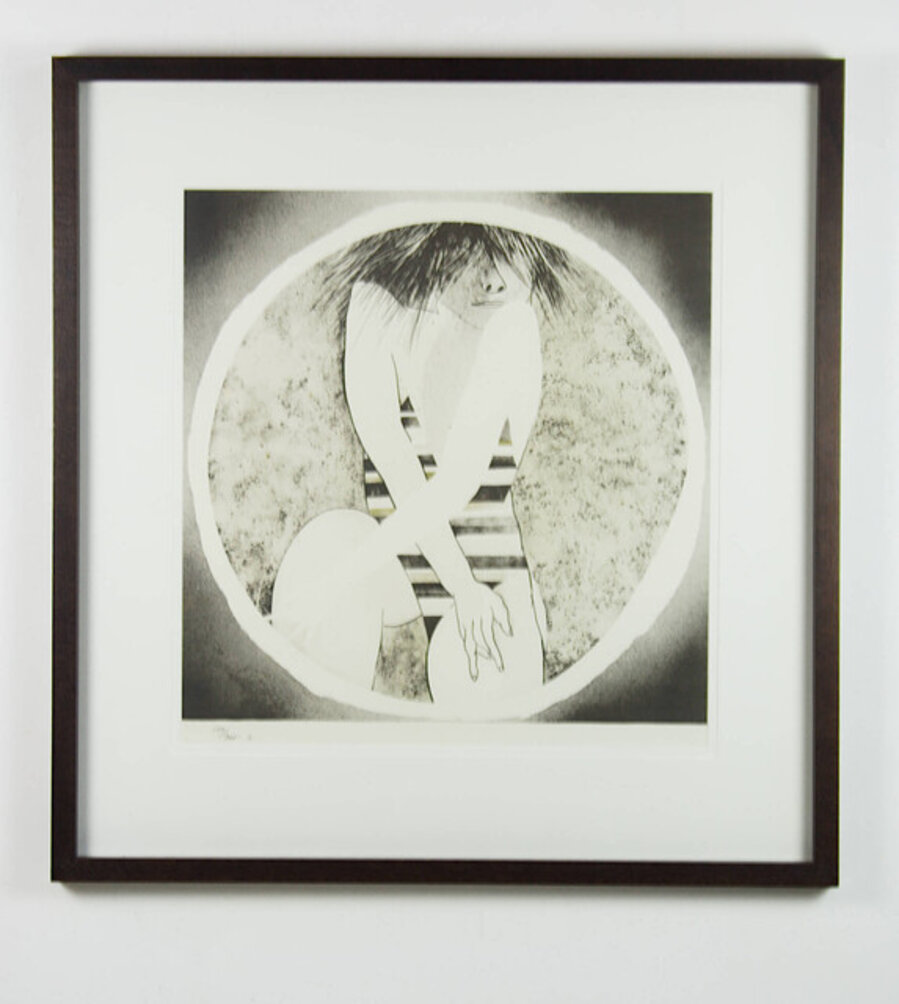The Bather I (Black and White)