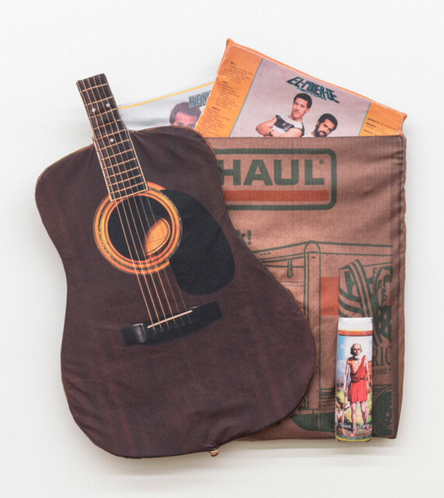 Uhaul Box: Records and Dads old Guitar