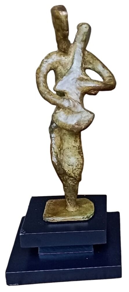 Tushar Kanti Das Roy, ‘Playing Music, Figurative, Bronze’, 2015-2022