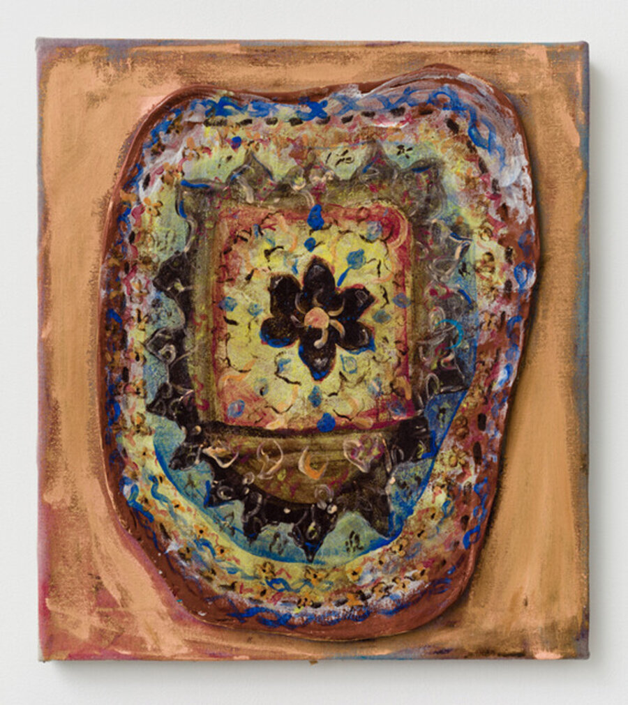 Dark Flower Tapestry