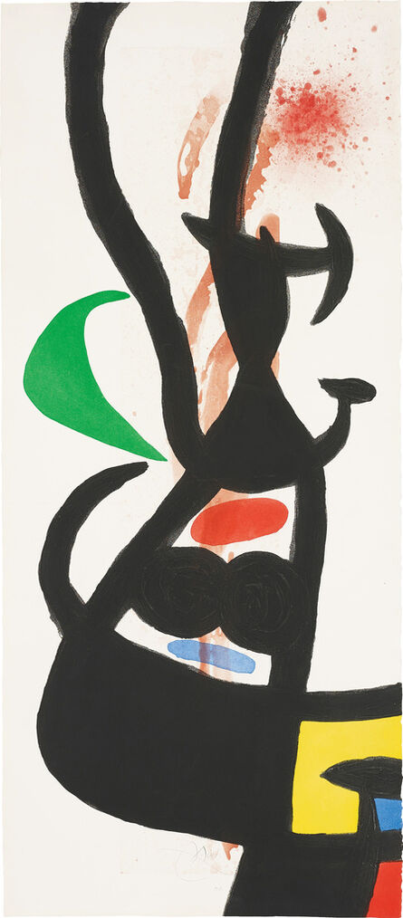 Joan Miró, ‘Le Chef des équipages (The Crew Leader)’, 1973