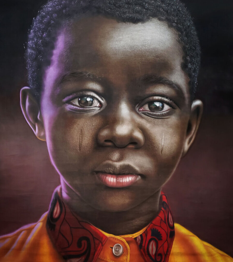 Portrait of Òkè as an 8-Year-Old